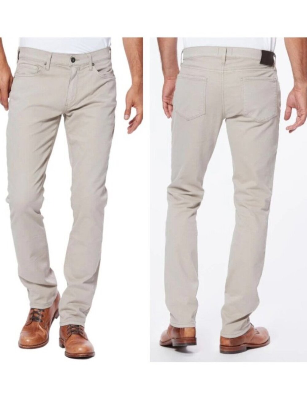 PAIGE Men's EUC Federal Slim Straight Pants/Jeans in "Clean Khaki" | Size‎ 31